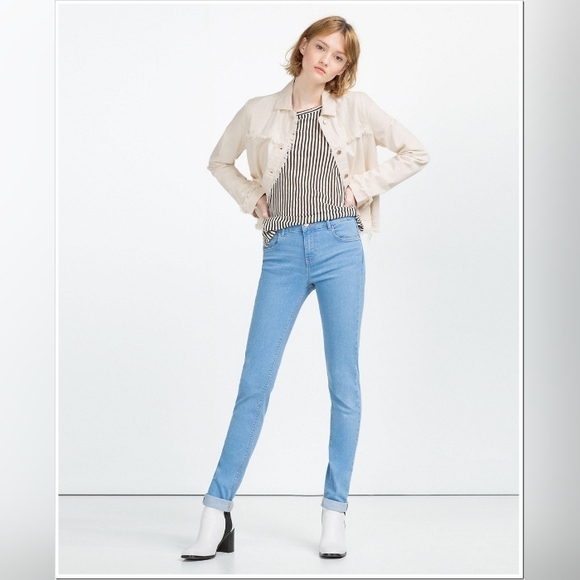 Zara Denim - Zara Women's Sky Blue Skinny Jeans Sz 2-4